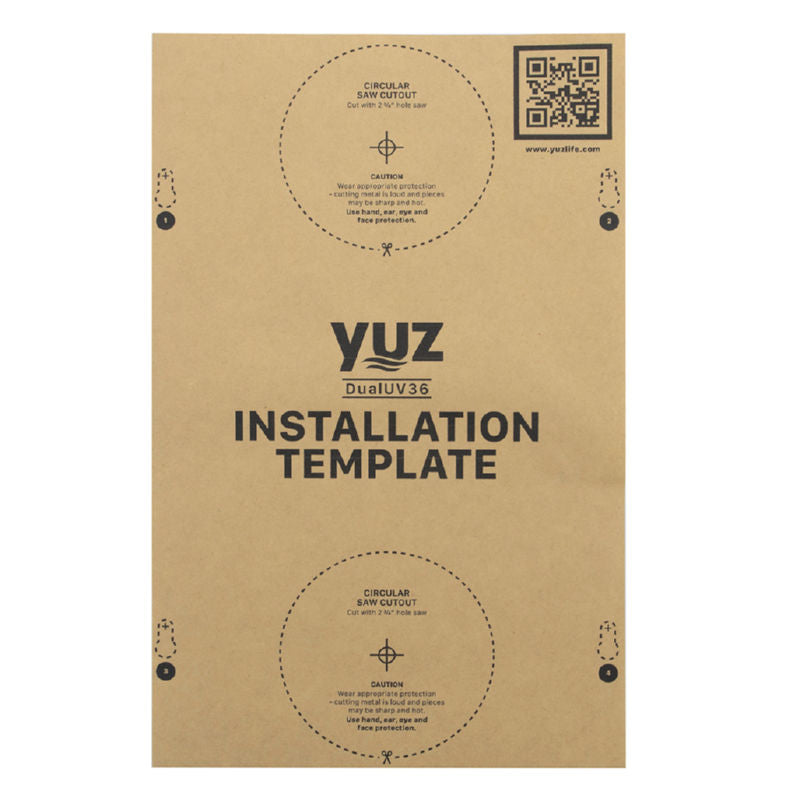 YUZ 72W Whole House Dual UVC Light in Duct for HVAC &AC Duct(air Conditioning)
