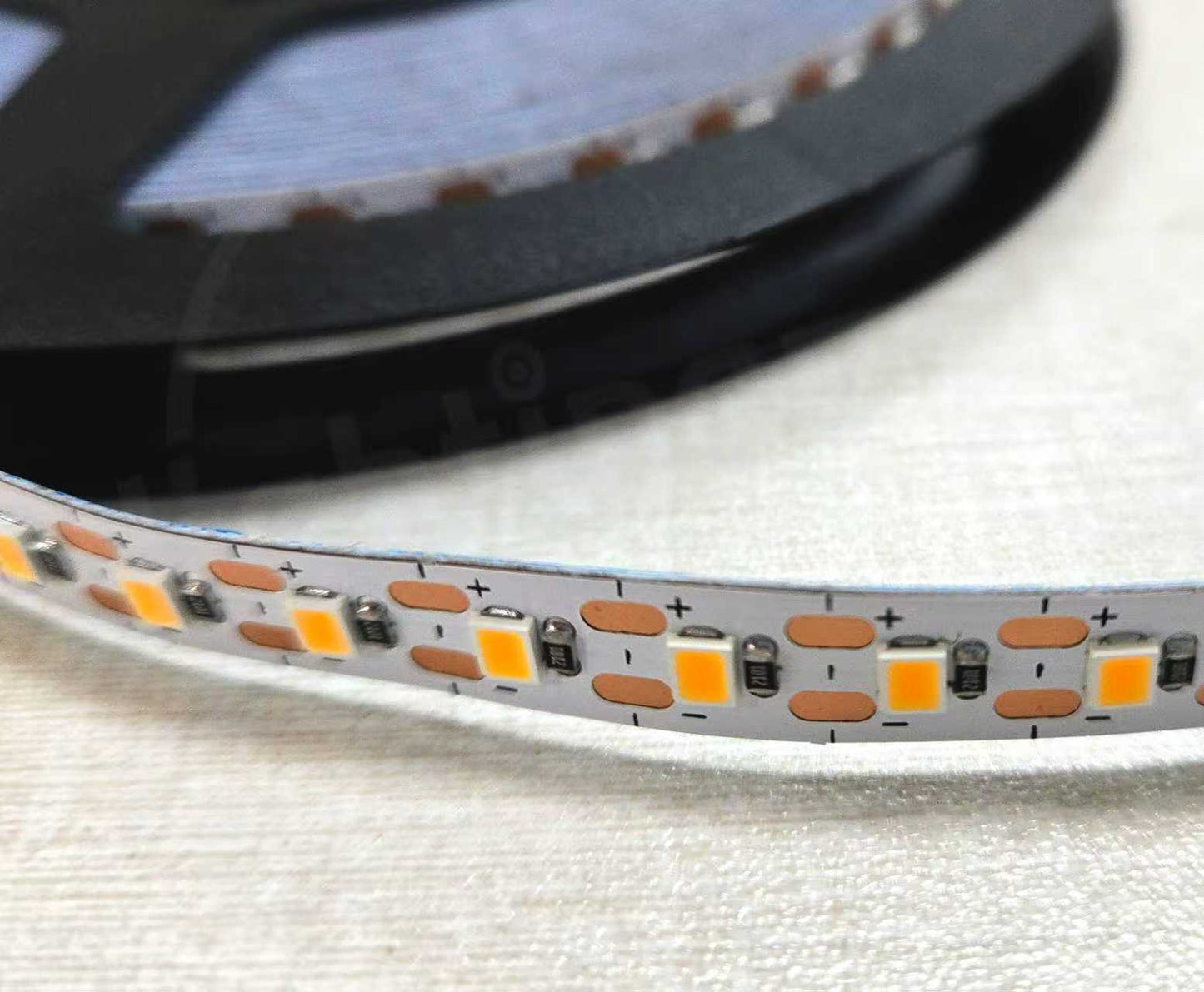 Free Cut 2835 LED Strip Light 5V DC, 120 LEDs/M, High CRI 90+, 10W/M Flexible LED Tape Light, 3000K Warm White, 8mm Slim 1mm Cuttable LED Strip, IP20 Indoor, cETLus Certified, 5M Roll
