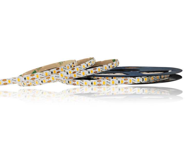Side-Bending 600 LEDs Strip Light 24V DC, 6mm Slim Flexible LED Tape, High CRI 90+, 10W/M, 3000K Warm White / 4000K Neutral White, Architectural & Signage LED Strip, ETL Certified, 5M Roll