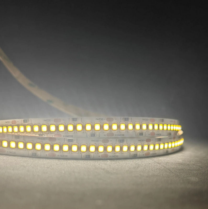 24V LED Strip Light 2835 SMD, 1200 LEDs, 18W/m, 2000LM/m, 4000K Neutral White, Low Voltage Flexible LED Tape, IP20 Indoor