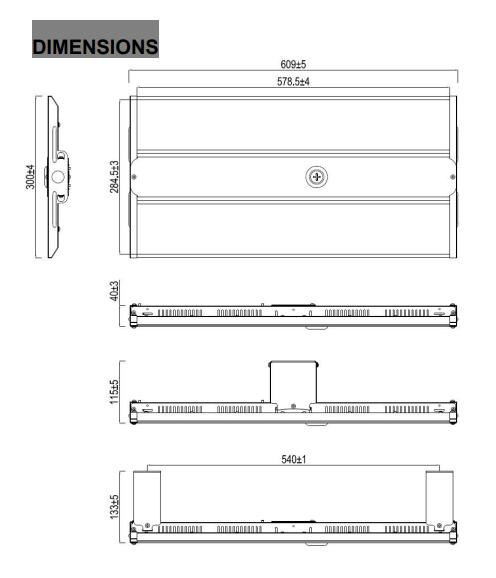 2 FT LED Linear High Bay Light