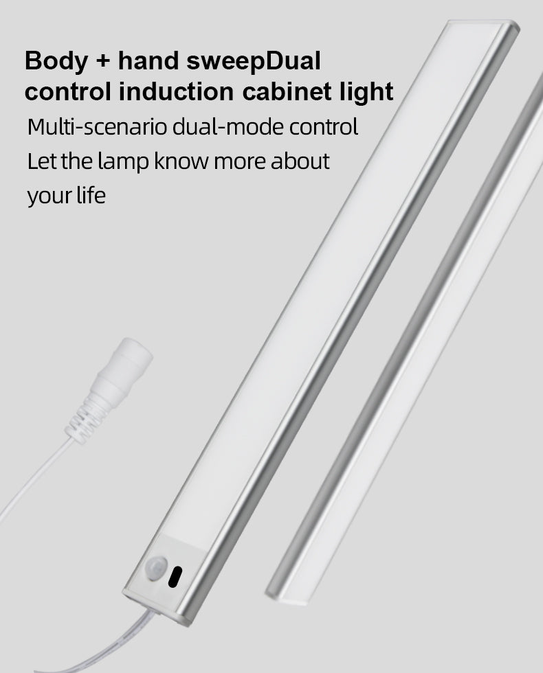 Hand wave, Motion Sensor 3 Pack 15.7" Under Cabinet Counter Led Light Plug in