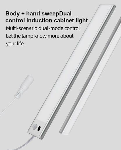 Hand wave, Motion Sensor 3 Pack 15.7" Under Cabinet Counter Led Light Plug in