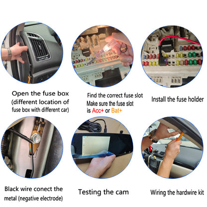 Dash Cam Hardwire Kit, Acc Hardwire Kit for Dash Camera Type C