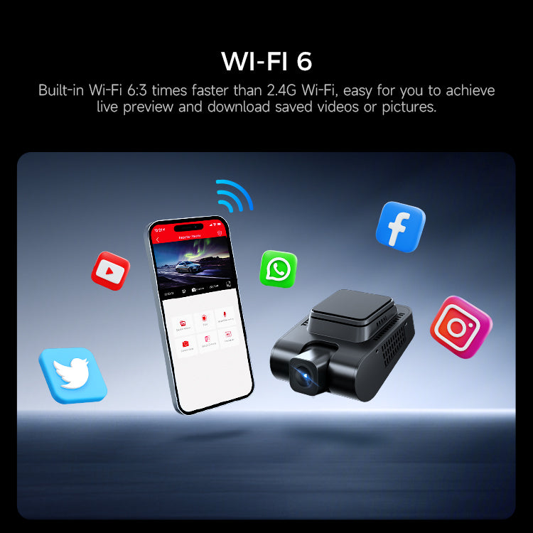 AZDome/Lindu 2-CH V620 4K 2.4”Screen Dash Camera