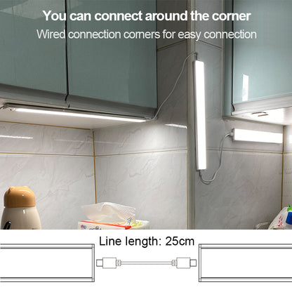 Hand wave, Motion Sensor 3 Pack 15.7" Under Cabinet Counter Led Light Plug in