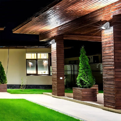 LED Wall Pack Light with Dusk-to-Dawn Photocell, 0-90° Adjustable