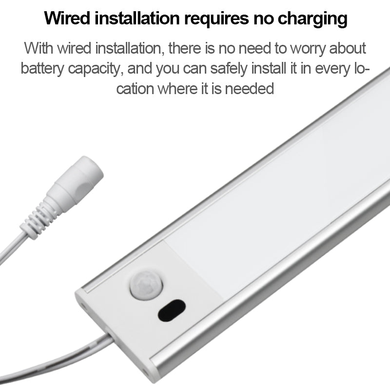 Hand wave, Motion Sensor 3 Pack 15.7" Under Cabinet Counter Led Light Plug in