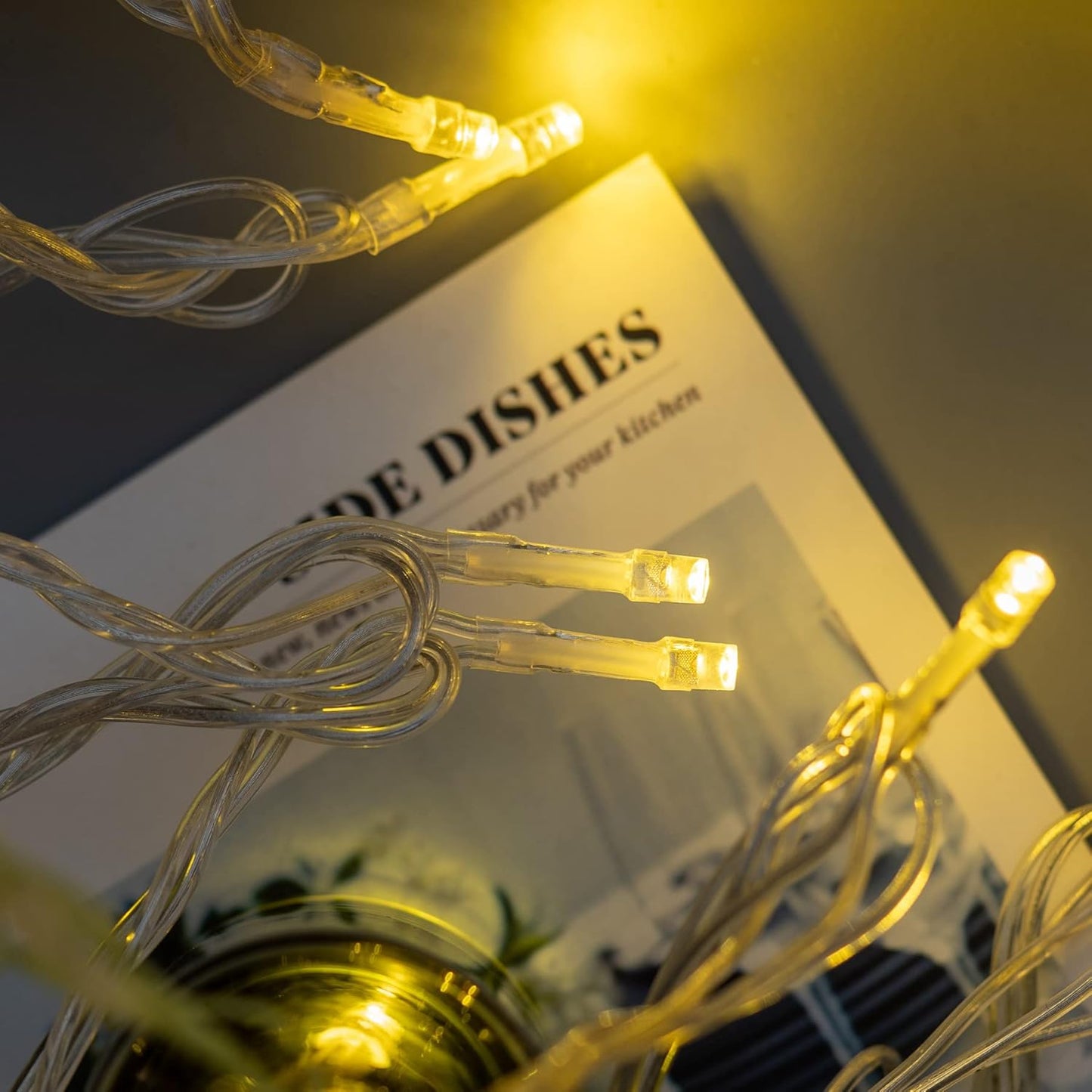 LED Curtain Lights, 300 LEDs 10 x 10 ft Fairy Lights