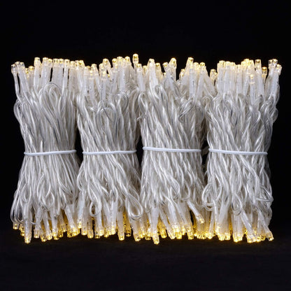 LED Curtain Lights, 300 LEDs 10 x 10 ft Fairy Lights