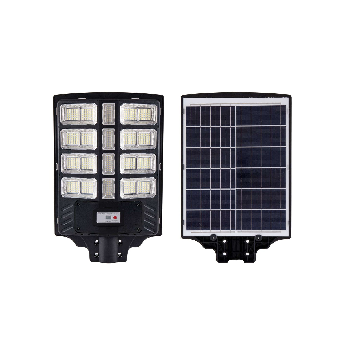 Solar Street Lights, dusk-to-dawn Parking Lot Lights with Motion Sensor and Remote