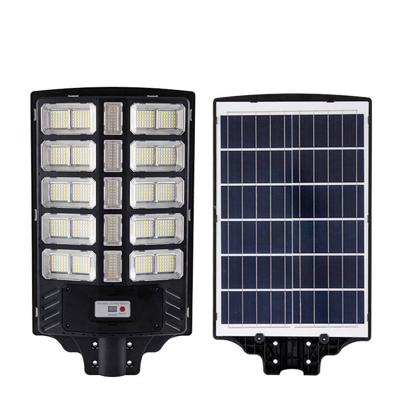 Solar Street Lights, dusk-to-dawn Parking Lot Lights with Motion Sensor and Remote