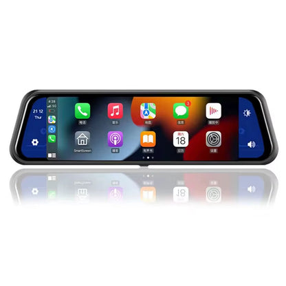 4K Mirror Wireless Car Play with Dual Dash Camera 10” IPS Screen with WIFI