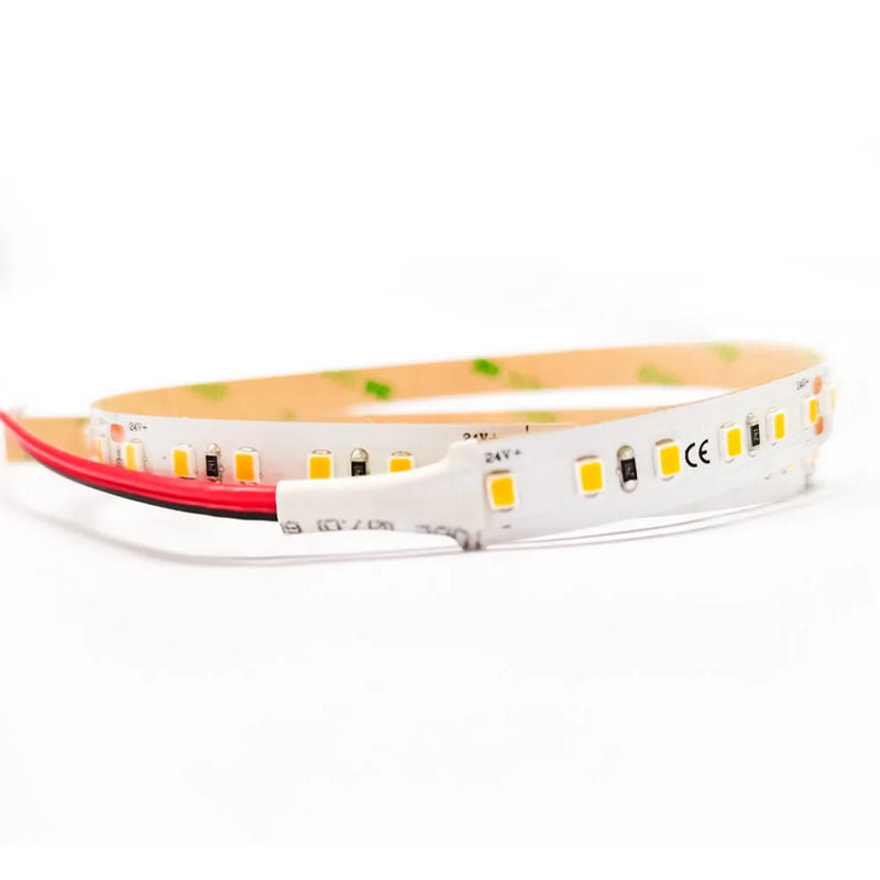 2835 LED Strip Light 24V DC, 600 LEDs, High CRI 90+, 12W/M Flexible LED Tape Light, 8mm Slim Cuttable LED Strip, IP20 Indoor, cETLus Certified, 5M Roll