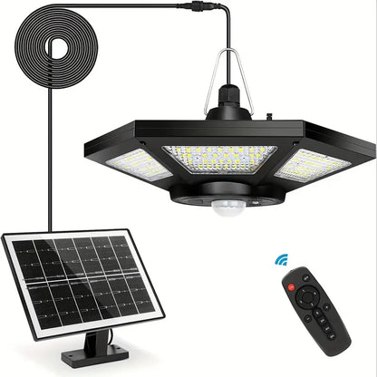 Solar Shed Light with Motion Sensor & Remote Control