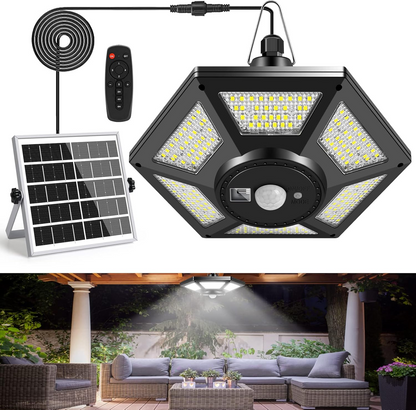 Solar Shed Light with Motion Sensor & Remote Control