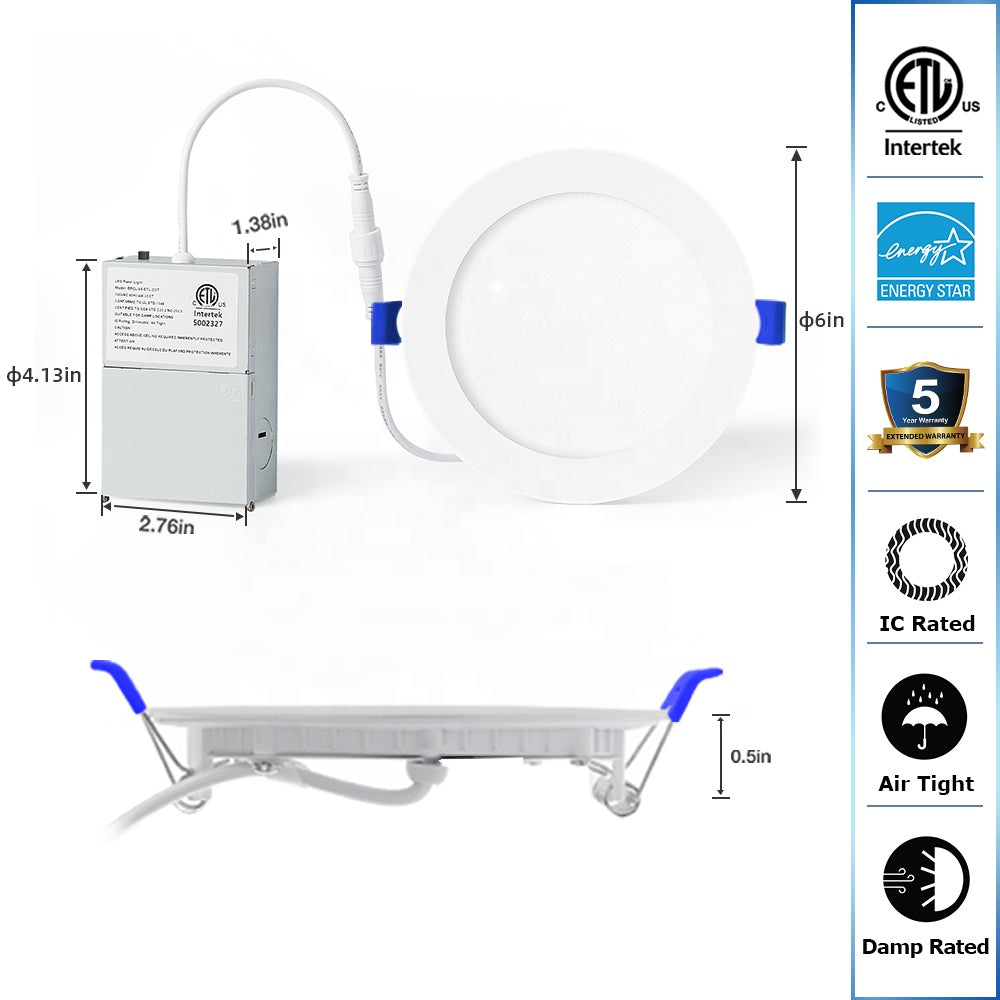 6-inch LED Slim Light Panel