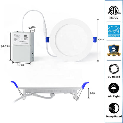 6-inch LED Slim Light Panel