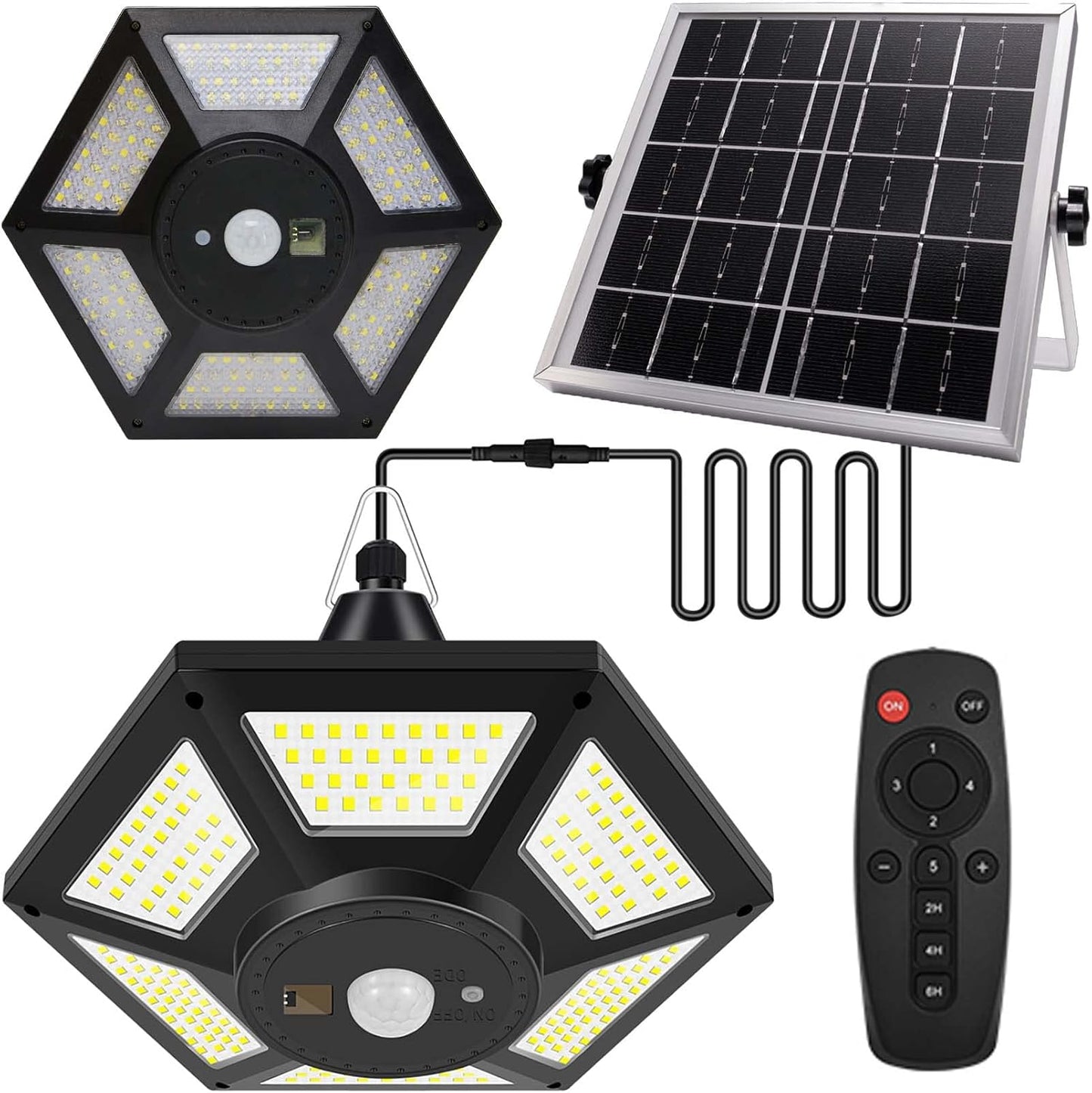 Solar Shed Light with Motion Sensor & Remote Control