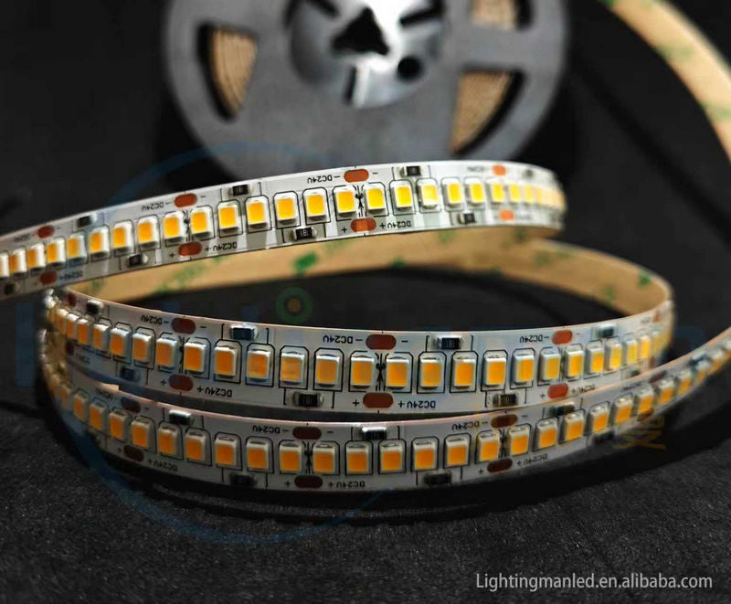 24V LED Strip Light 2835 SMD, 1200 LEDs, 18W/m, 2000LM/m, 4000K Neutral White, Low Voltage Flexible LED Tape, IP20 Indoor