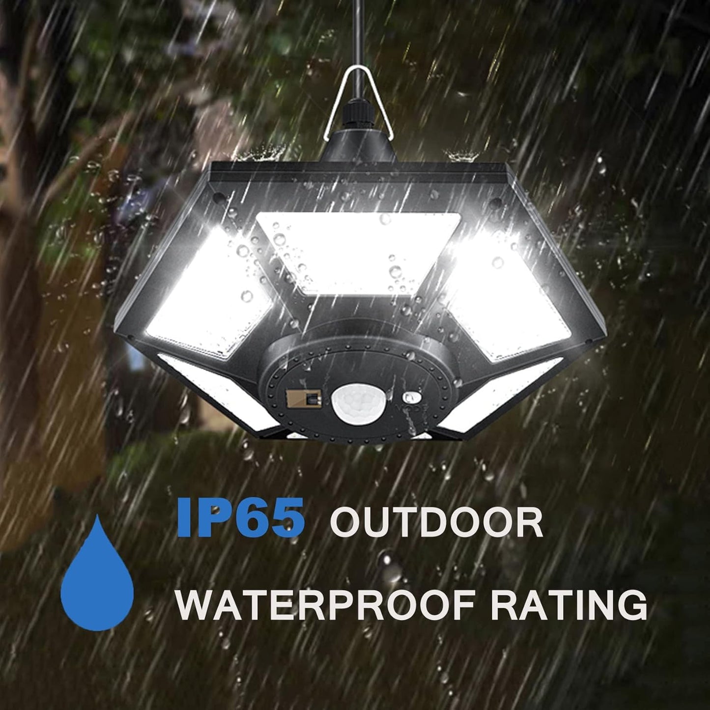 Solar Shed Light with Motion Sensor & Remote Control