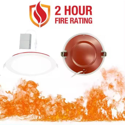 6 Inch Fire Rated Recessed Downlight(2pcs/Pack)