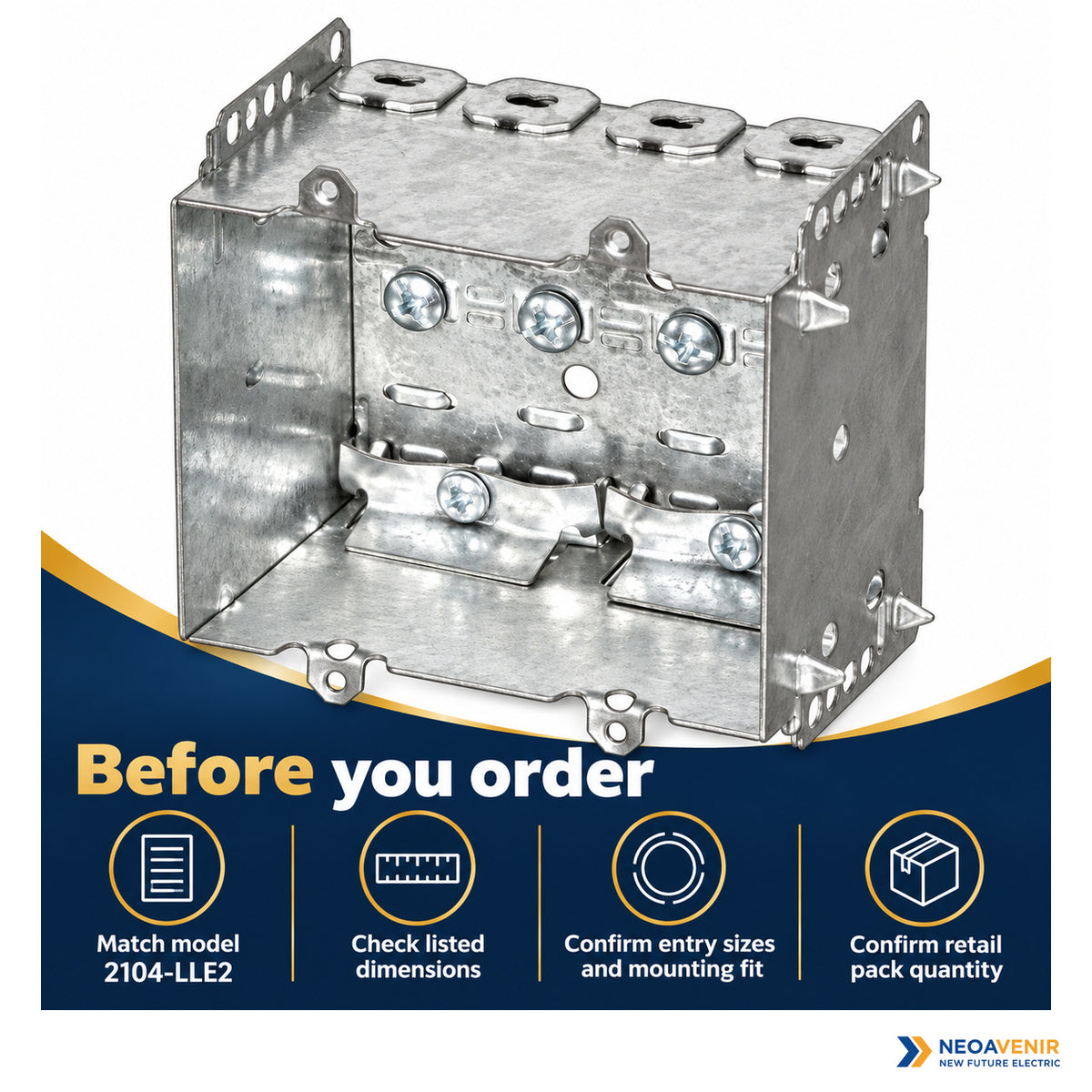 Buying checklist for the 2104-LLE2 box