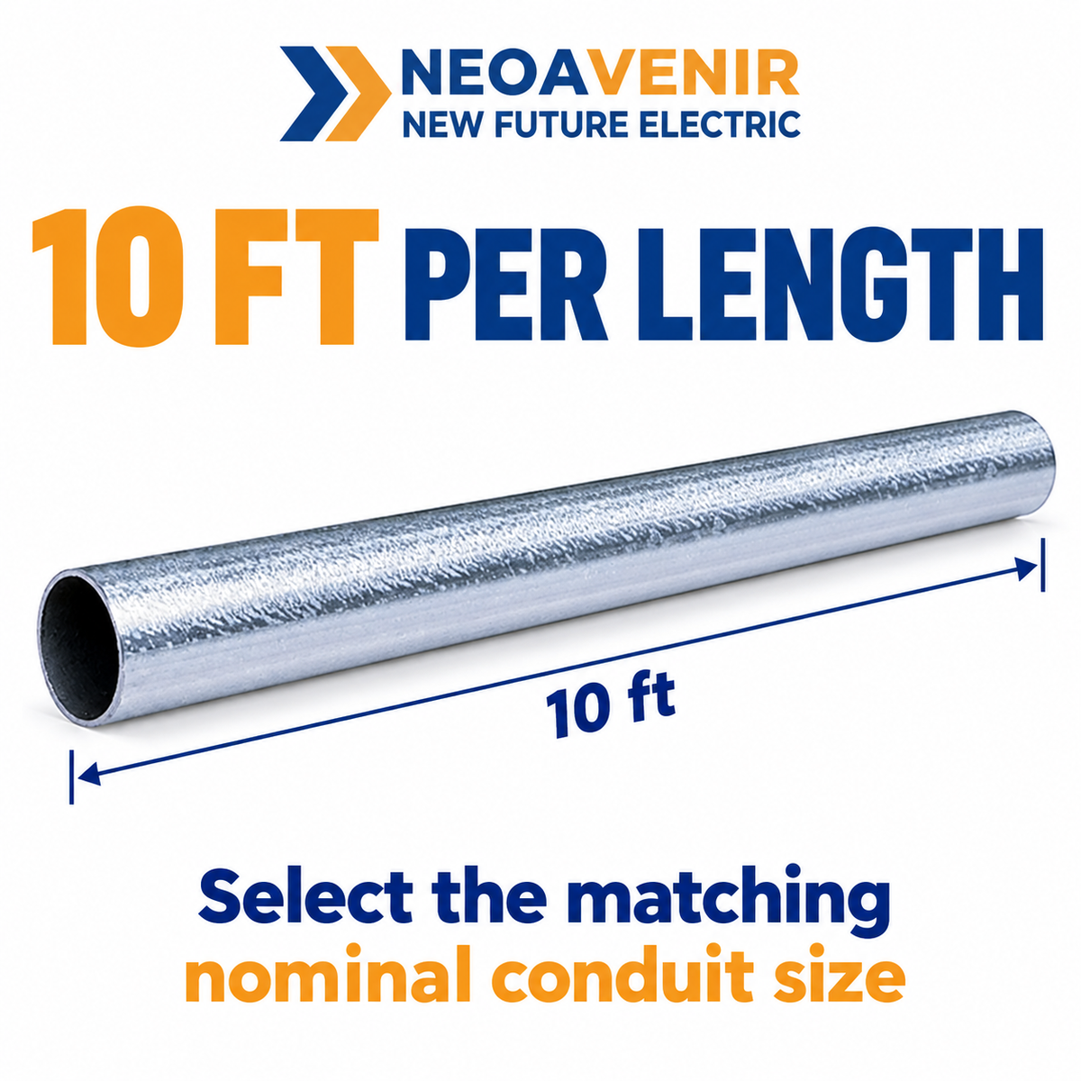 NeoAvenir 10 ft EMT conduit — image 6