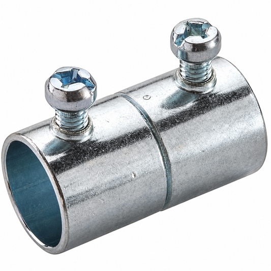 EMT steel set-screw coupling — main product