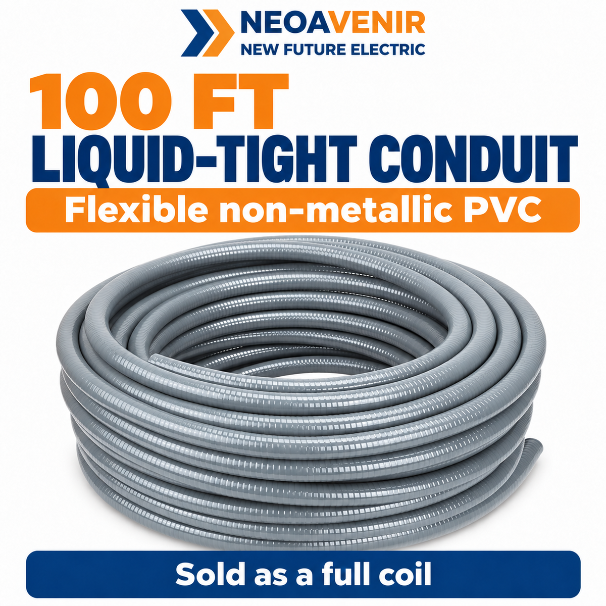 NeoAvenir 100 ft liquid-tight conduit coil — image 2