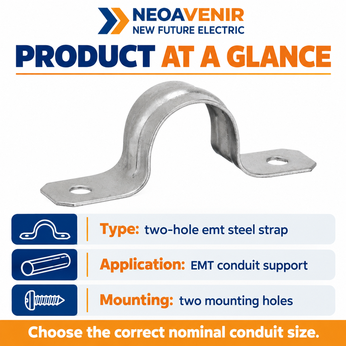NeoAvenir two hole strap — product image 7