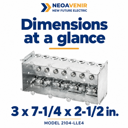 2104-LLE4 dimensions — NeoAvenir / New Future Electric