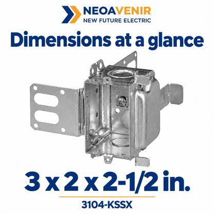 3104-KSSX dimensions — NeoAvenir / New Future Electric