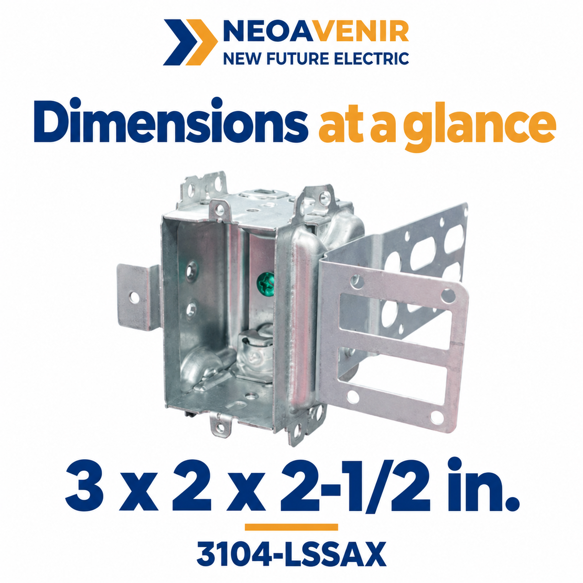 3104-LSSAX dimensions — NeoAvenir / New Future Electric
