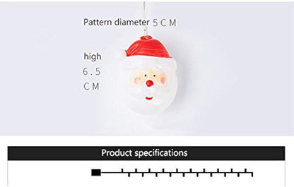 Santa Claus Christmas Lights, Xmas String Lights Waterproof 6 ft 10 LEDs